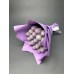 Букет из клубники в шоколаде в цвете лаванда